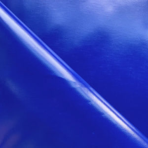 Ткань ПВХ 450 гр/м2 (Ширина 1,6м), цвет Синий (на отрез)