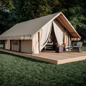 Пaлaтка для глэмпинга 5×7.5 м Safari-Tent