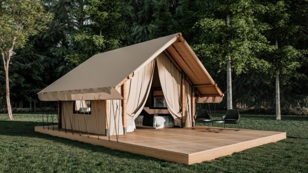 Пaлaтка для глэмпинга 5×4.5 m Safari-Tent