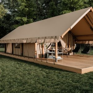 Пaлaтка для глэмпинга 5×9.5 m Safari-Tent