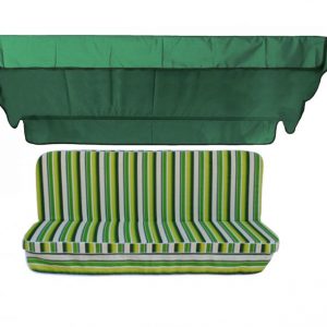Комплект для качелей eGarden Verrano 170 см зеленый тент