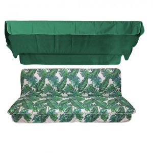 Комплект для качелей eGarden Tropic зеленый тент