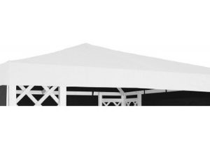 Крыша для павильона De Luxe, полиэстер, цвет белый