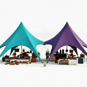 Тент-шатер "ЗВЕЗДА" нестандартных размеров,расцветок, с возможностью нанесения логотипа